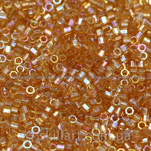 Бисер DBC-100 Miyuki Delica Beads Cut 11/0 (рубка, янтарный)